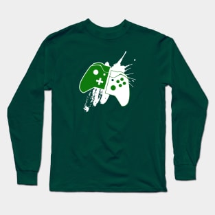 Xbox Control Paint Splash Long Sleeve T-Shirt